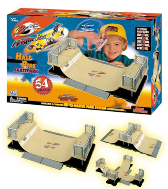 Skatepark WORKER X-Treme Half-Pipe SET fingergame