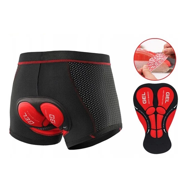 Kerékpáros rövidnadrág zselés betéttel inSPORTline Sangelo