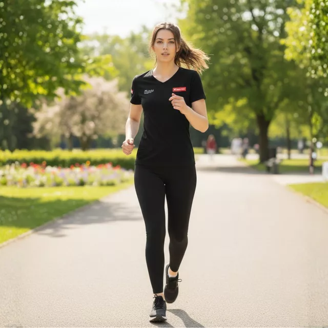 Női póló inSPORTline Signature, ideális szabadidős használatra, utazáshoz és sportoláshoz, könnyű, sportos megjelenés jellegzetes márkajelzéssel