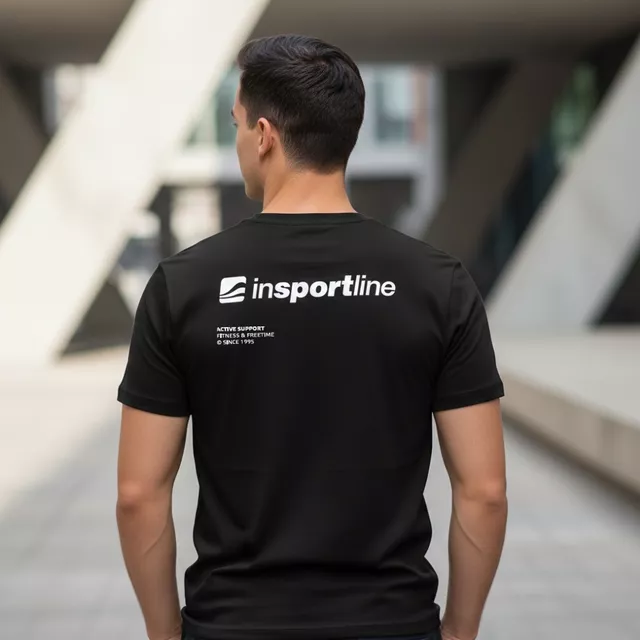 Póló inSPORTline Signature, ideális szabadidős használatra, utazáshoz és sportoláshoz, könnyű, sportos megjelenés jellegzetes márkajelzéssel