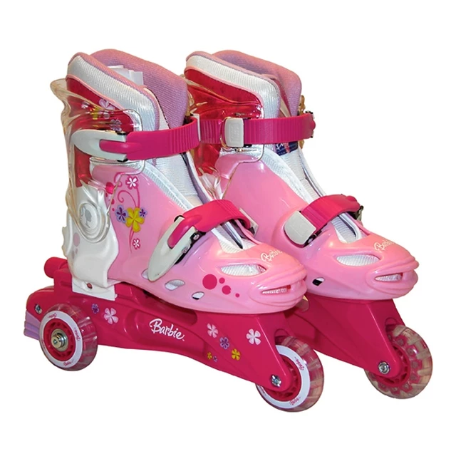 Háromkerekű állítható gyerek korcsolya Barbie