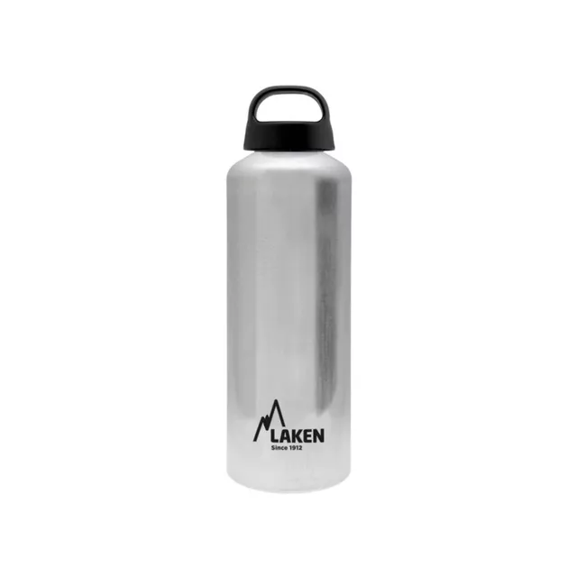 Alumínium palack széles kupakkal Laken Classic 750 ml, BPA, ftalátok és egyéb káros anyagoktól mentes, mosogatógépben mosható, 140 g