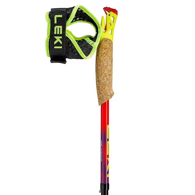 Trail running bot LEKI Ultratrail FX One, összecsukható konstrukció, 100% szénszálas anyag, Trail Shark meghosszabbított parafa markolat