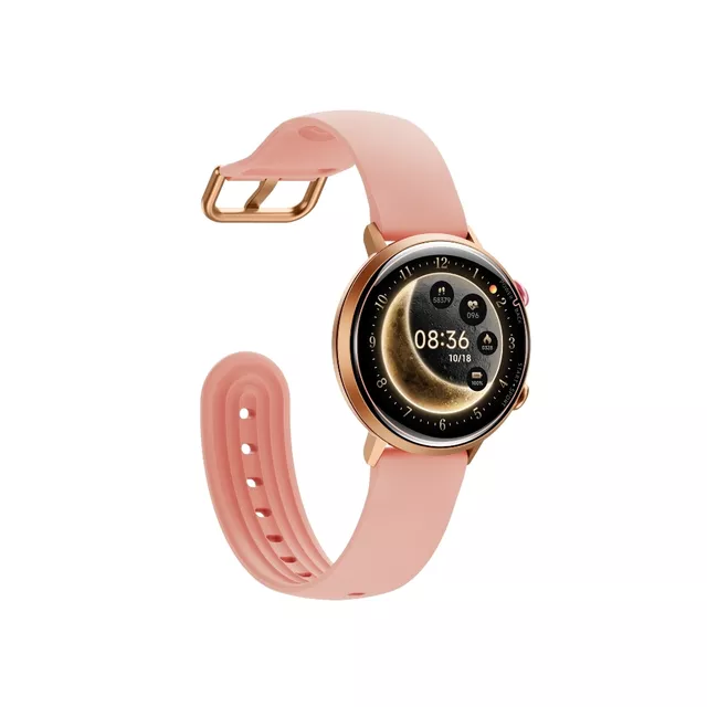 Okosóra inSPORTline Manzon, tartós fémtest, AMOLED kijelző, alkalmas úszáshoz, cserélhető szíj