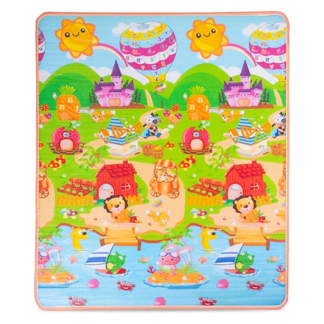 Feltekerhető gyerekszőnyeg inSPORTline Lhotino 150x180x1,5 cm - Állatok a tengerparton