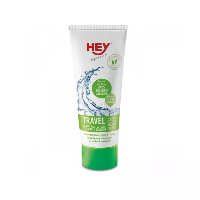 Tisztítószer utazáshoz HEY Sport Travel Global Wash 100 ml