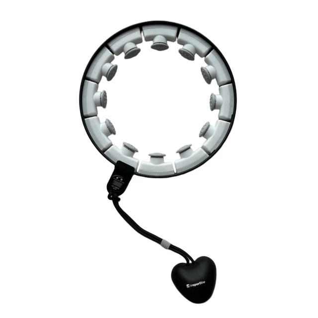 Hullahopp karika súllyal inSPORTline Weight Hoop Feel 69-108 cm