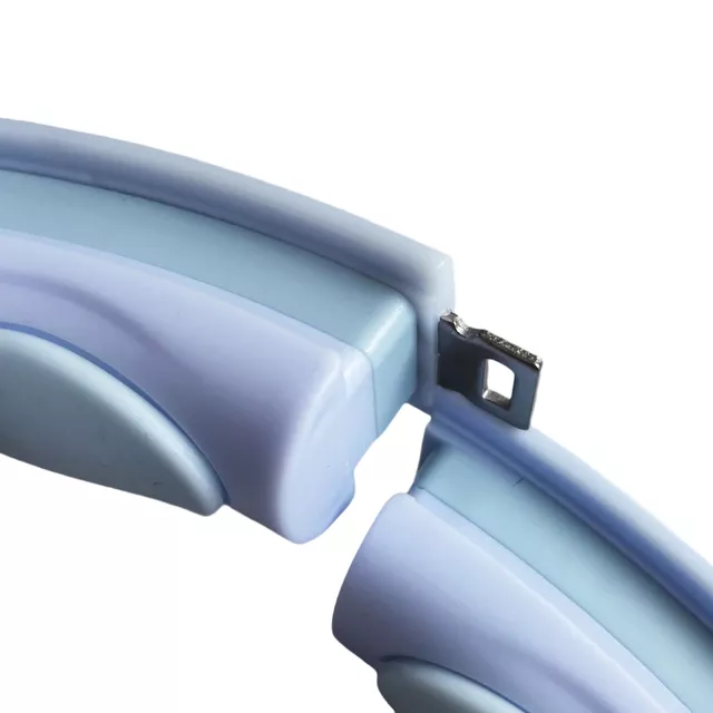 Masszázs karika inSPORTline Weight Hoop Flex 69–117,5 cm, 15 fej masszázsnyúlványokkal, állítható kerület, dupla sín, újratölthető LED kijelző