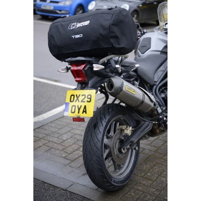 Vízálló táska Oxford DryStash T15 (15 l űrtartalom), állítható vállpánt, zárt varratok, húzózsinóros hevederek