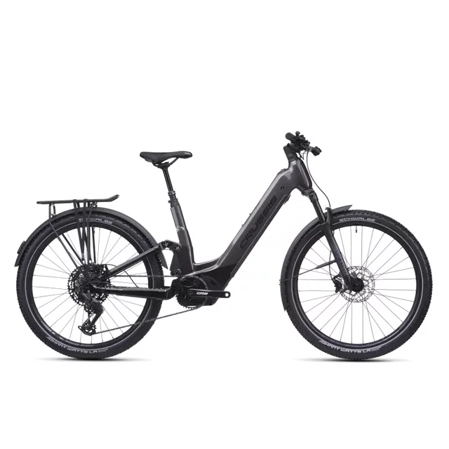 Összteleszkópos városi elektromos kerékpár Crussis ONE-Country Full 10.11 715Wh 27,5" - 2026-os modell, 170 km-es hatótávolság, 12 sebességfokozat