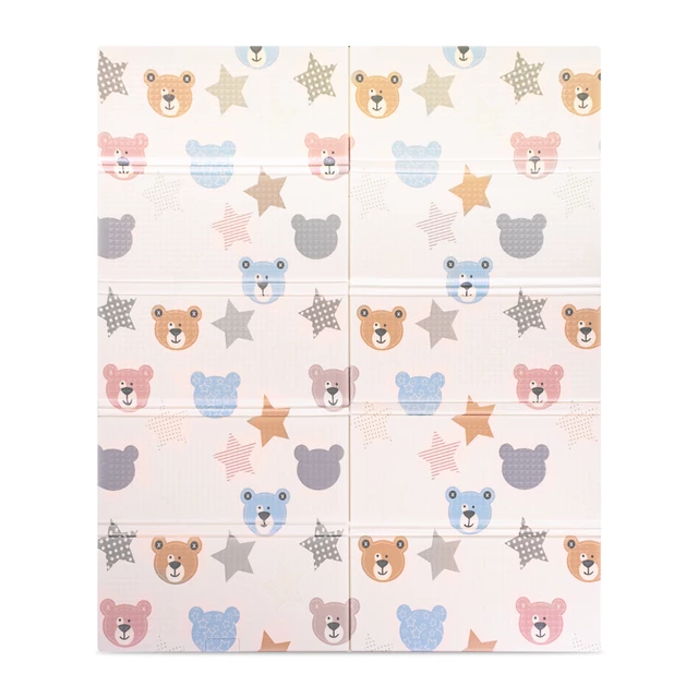 Összehajtható gyerek szőnyeg inSPORTline Michlino 180x160x1,2 cm - Aranyos mackók