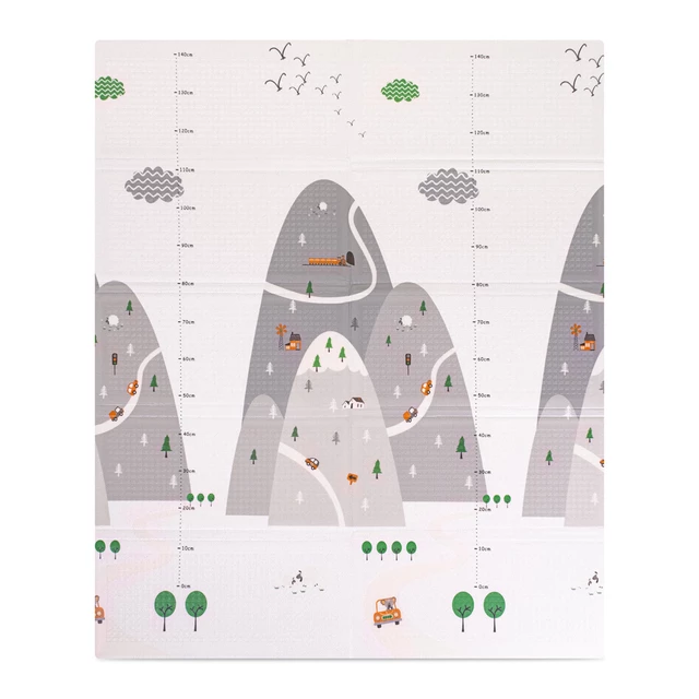 Összehajtható gyerek szőnyeg inSPORTline Michlino 180x160x1,2 cm - Aranyos mackók