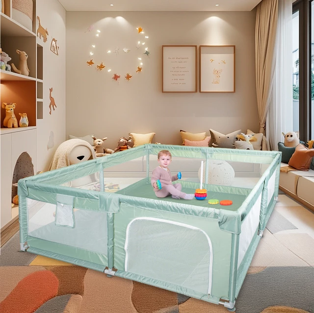 Gyermek járóka inSPORTline Hauerino 180x200x60 cm