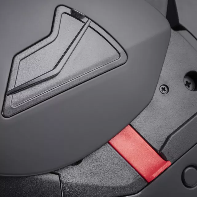 Felhajtható sisak Cassida MultiFlip Korp P/J, Pinlock 70 fólia, napellenző, szellőzőrendszer zárható szellőzőnyílásokkal - matt fekete/zöld/szürke