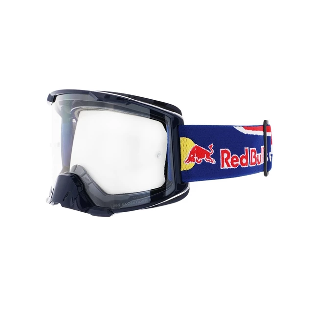 Motocross szemüveg RedBull Spect Strive matt sötétkék, átlátszó lencse
