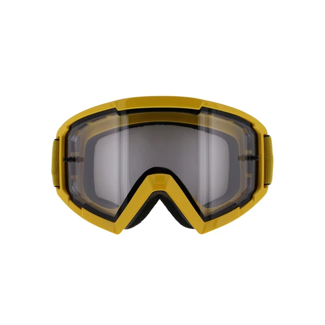 Motocross szemüveg RedBull Spect Whip, sárga, átlátszó plexiüveg, F SCAPE párásodásgátló bevonat, 100%-os UVA és UVB védelem