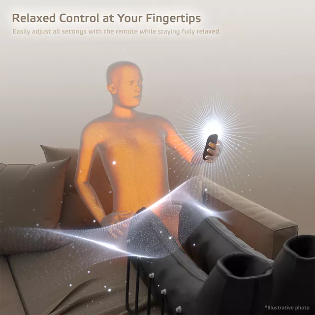 Kompressziós masszázsrendszer inSPORTline Compisimo, több méret, 6 légkamra, távirányitó, 6 program