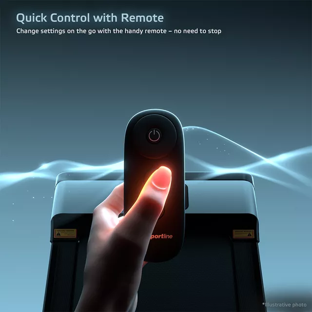 Összecsukható gyaloglópad inSPORTline ZenRun Fold 10, 0.75LE, max.120kg, futófelület 106x40cm, mellkasi öv, súly 24kg, otthoni