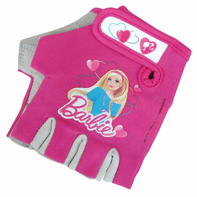 Gyermek kerékpáros kesztyű Barbie
