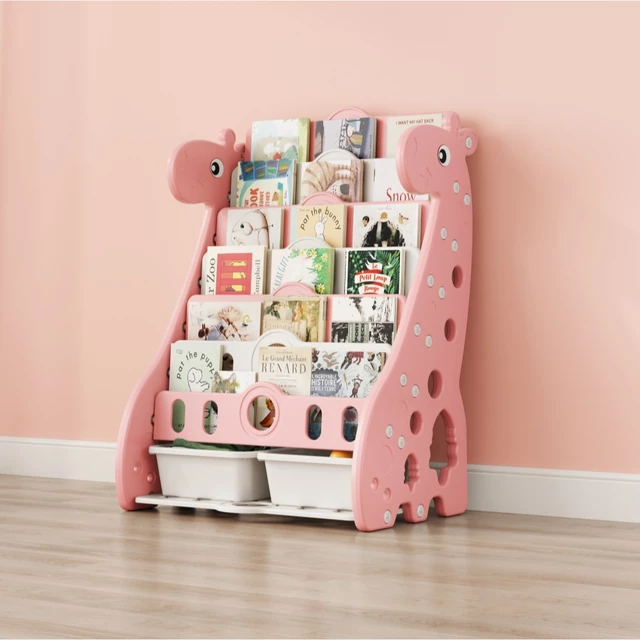 Gyerek könyvespolc inSPORTline Girafondo - kék