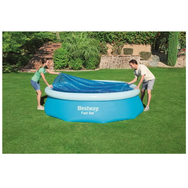 Szolár medencetakaró Bestway Solar Pool Cover 305 cm
