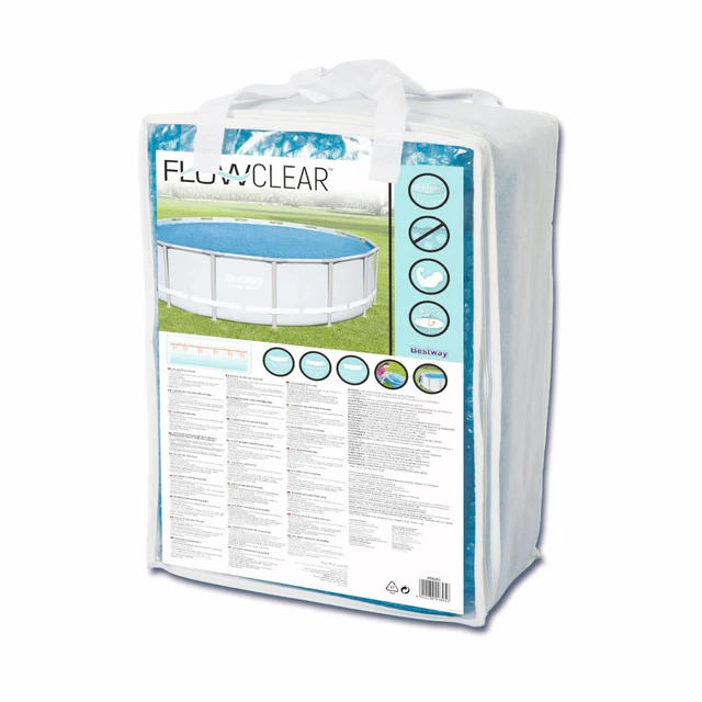 Szolár medencetakaró Bestway Solar Pool Cover 488 cm