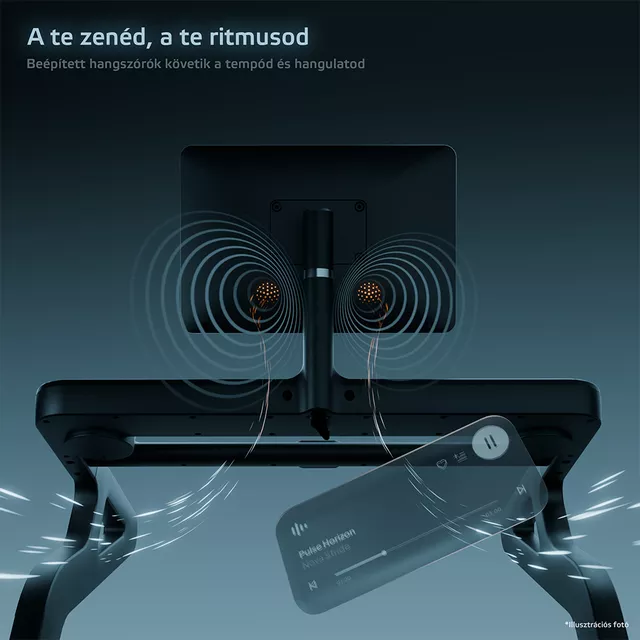 Futópad inSPORTline ZenRun 50, motoros futópad, 4,5LE motor, 150kg teherbírás, séta funkció, felhajtható, elektromos dőlésszög