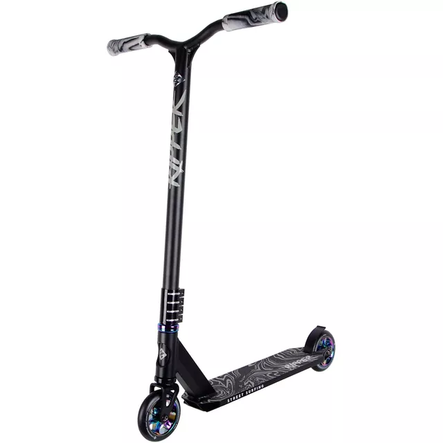 Freestyle roller Street Surfing RIPPER Neo Shadow, masszív kormány, 110 mm széles talplemez, csúszásgátló szalag