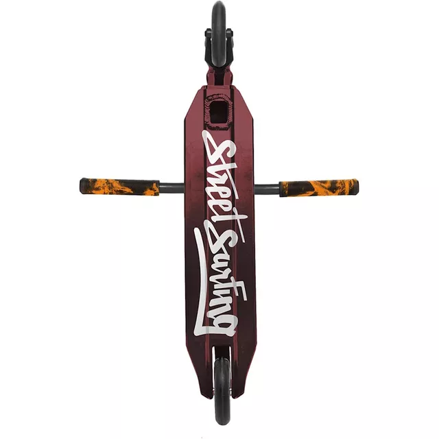 Freestyle roller Street Surfing RIPPER Bloody Machine, masszív kormány, 110 mm széles fellépő, csúszásmentes tapadószalag