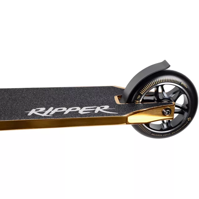 Freestyle roller Street Surfing RIPPER Myth Gold, széles lépőfelület, masszív acélkormány, HIC kompressziós rendszer