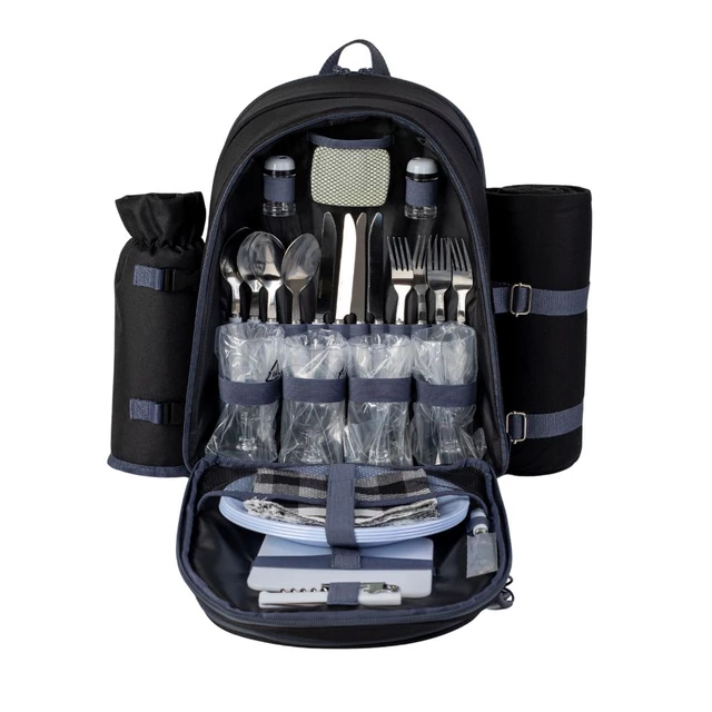 Piknik hűtőhátizsák inSPORTline Sutipan 4 személy részére tartozékokkal