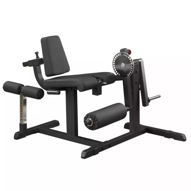 Ülő lábnyújtó- és lábhajlítógép fekete Body-Solid GCEC340, S kategória, 44 kg, DuraFirm párnák