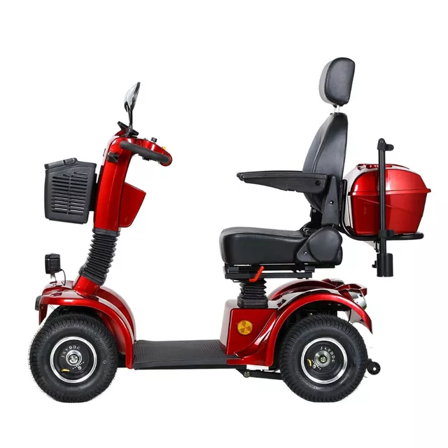 Négykerekű elektromos robogó inSPORTline Thodor, ólomsav akkumulátor, 40 km hatótávolság, 112 kg, 20 km/h - piros