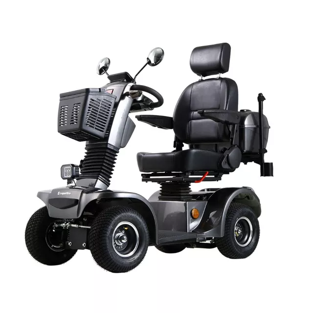 Négykerekű elektromos robogó inSPORTline Thodor, ólomsav akkumulátor, 40 km hatótávolság, 112 kg, 20 km/h - piros - szürke