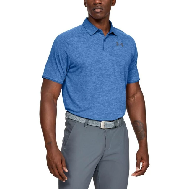 Férfi póló Under Armour Tour Tips Polo - fekete
