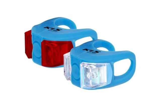 Bicikli lámpa szett Kellys TWINS - narancssárga