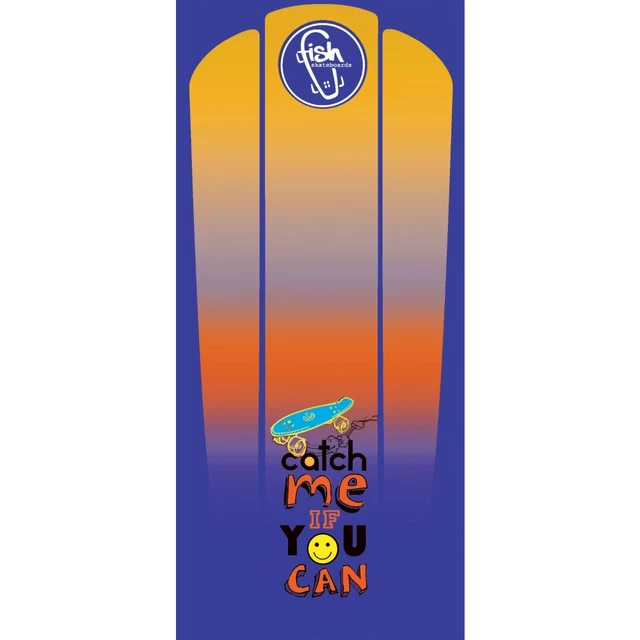 Matrica műanyag gördeszkára Fish Classic 22"
