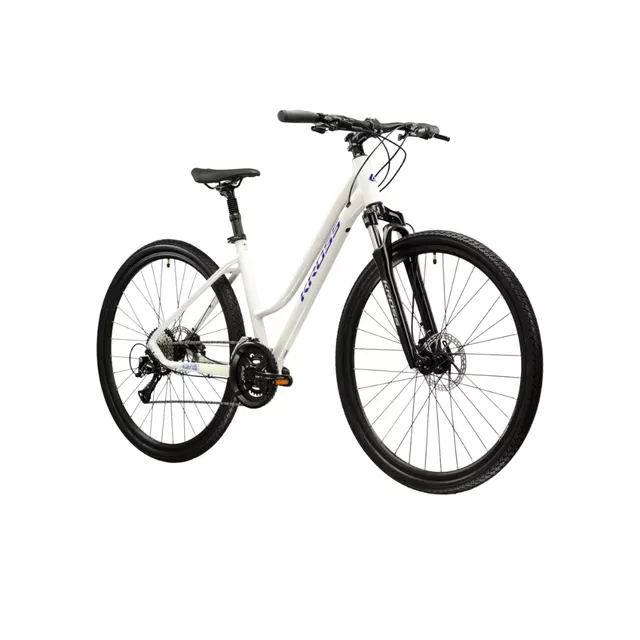 Női cross kerékpár Kross Evado 4.0 28" Gen 007, Aluminium Lite váz, SR Suntour NEX teleszkópos villa, WANDA külső gumi, 16 sebességfokozat