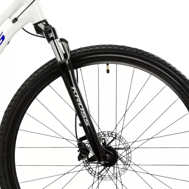 Női cross kerékpár Kross Evado 4.0 28" Gen 007, Aluminium Lite váz, SR Suntour NEX teleszkópos villa, WANDA külső gumi, 16 sebességfokozat