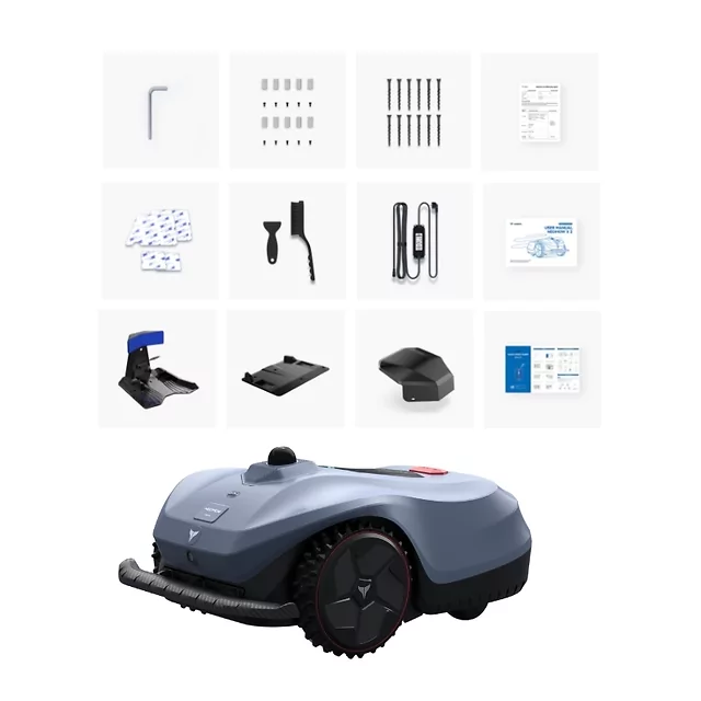 Robotfűnyíró Hookii Neomow X2 SE (3000m²), intelligens akadályfelismerés, tiltott zónák kiválasztása, egyszerű karbantartás, automatikus esőérzékelés