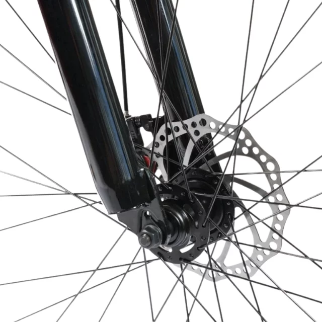 Férfi hegyikerékpár Olpran ASTACUS Man 29", könnyű alumínium váz, Shimano alkatrészek, 21 fokozat, Shimano hátsó váltó, 160 mm-es tárcsák - sötétpiros/fekete