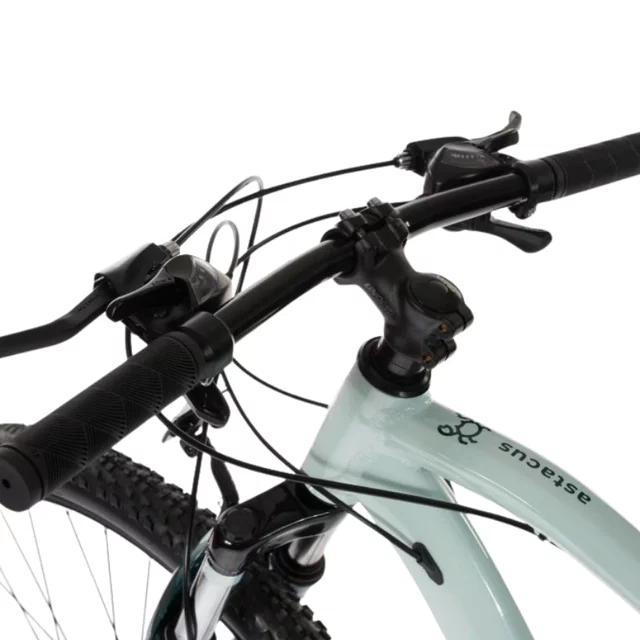 Férfi hegyikerékpár Olpran ASTACUS Man 29", könnyű alumínium váz, Shimano alkatrészek, 21 fokozat, Shimano hátsó váltó, 160 mm-es tárcsák - sötétpiros/fekete