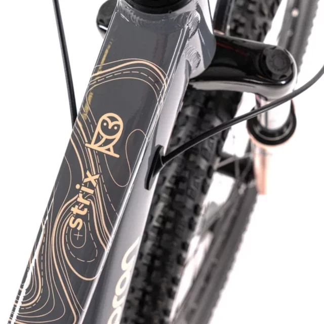 Junior hegyikerékpár Olpran Strix 26", 125-145 cm, 21 fokozatú Shimano váltórendszer, minőségi alumínium váz, kitámasztó, rugózó első villa - szürke/rózsaszín