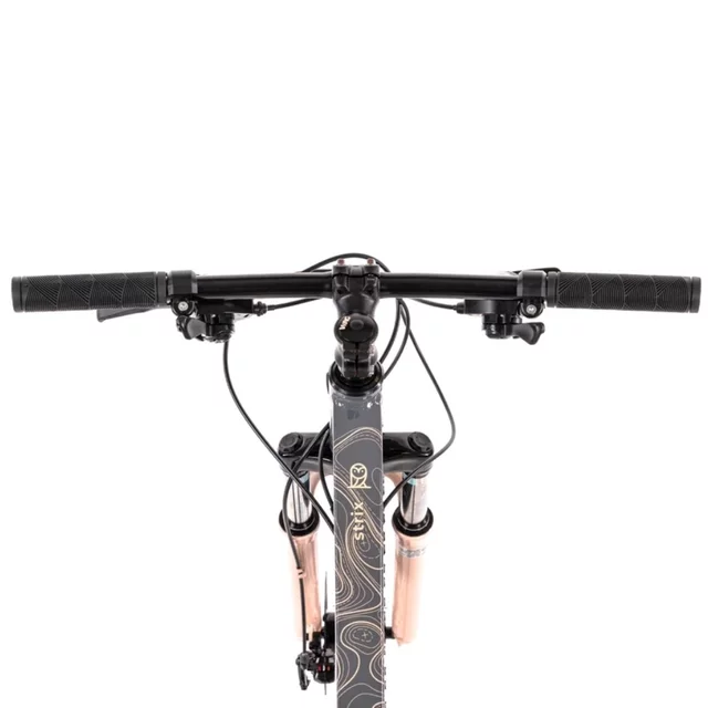 Junior hegyikerékpár Olpran Strix 26", 125-145 cm, 21 fokozatú Shimano váltórendszer, minőségi alumínium váz, kitámasztó, rugózó első villa - szürke/rózsaszín
