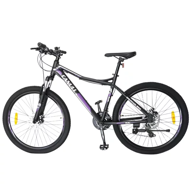 Junior kerékpár Canull XC 261 Lady 26" - 2026-os modell, 13  kg össztömeg, 21 sebességes Shimano váltórendszer, lockout funkciós rugózó villa - fehér/türkiz