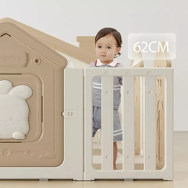 Gyerek műanyag járóka inSPORTline Doorino 150x180x100 cm