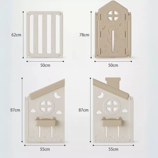 Gyerek műanyag járóka inSPORTline Doorino 150x180x100 cm