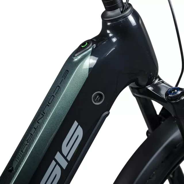 Teljes felfüggesztésű elektromos kerékpár Crussis e-Country Full 10.10 720Wh 27,5" - 2025 - Smaragdzöld