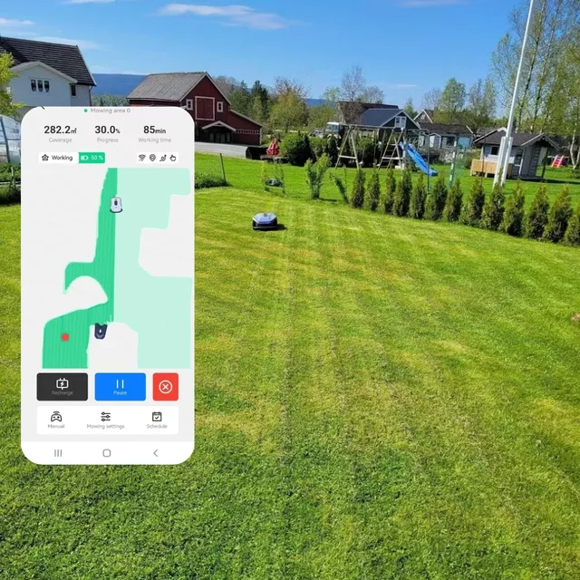 Robotfűnyíró Hookii Neomow X Pro (6000m²), 3D LiDAR navigáció, 1 cm-es akadályfelismerés,24°-os lejtő kezeléssel,alkalmazáson keresztül vezérelt
