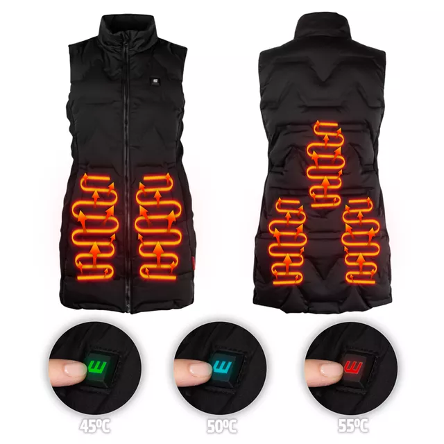 Női fűtött mellény inSPORTline WARMelong